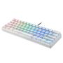 Kép 1/4 - Motospeed CK61 RGB Blue Switch mechanikus angol billentyűzet - fehér