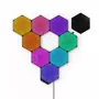 Kép 1/8 - Nanoleaf Shapes Black Hexagons Starter Kit (9db)