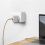 Kép 5/5 - Native Union Fast GaN 2xUSB-C PD 67W hálózati gyorstöltő - fehér