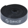 Kép 1/7 - Orico tépőzáras vágható kábelkötegelő és rendező 1m - fekete