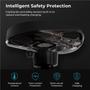 Kép 4/9 - Pitaka MagEZ Car Mount Pro Suction Cup 15W mágneses autós vezeték nélkül töltő és telefon tartó műszerfalra - fekete
