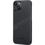 Kép 1/3 - Pitaka MagEZ 4 1500D case, black/grey twill - iPhone 15 Plus