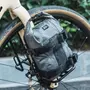 Kép 2/10 - Rockbros táska tartó vas és pánt bicikli első villára - fekete