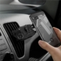 Kép 3/4 - Spigen Click.R Air Vent autós telefon tartó szellőzőnyílásba - fekete