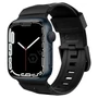 Kép 1/9 - Spigen Rugged Band szíj - Apple Watch 49mm/45mm/44mm/42mm - matt fekete