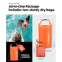 Kép 3/8 - Spigen Aqua Shield A630 Dry Bag 20L + 2L vízálló táska szett - narancssárga