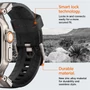 Kép 11/13 - Spigen Dura Pro Armor Band okosóra szíj- Apple Watch 49mm / 45mm / 44mm / 42mm - fekete