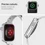 Kép 13/15 - Spigen Shine Fit, silver - Apple Watch 41mm/40mm/38mm