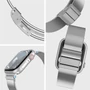 Kép 14/17 - Spigen Sleek Link okosóra fém szíj - Apple Watch 41mm/40mm/38mm - ezüst