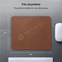 Kép 12/12 - Spigen LD301 MousePad egérpad, vegán bőr - barna