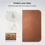 Kép 9/12 - Spigen LD301 MousePad egérpad, vegán bőr - barna