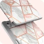 Kép 3/6 - Supcase COSMO tablet tok - Apple iPad Mini 6 2021 - Marble rózsaszín