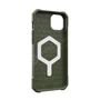 Kép 16/21 - UAG Essential Armor MagSafe Olive Drab tok - Apple iPhone 15 Plus - sötét olivazöld