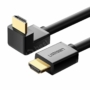 Kép 1/3 - Ugreen HD103 HDMI - HDMI 90° 1.4b 4K 2m kábel - fekete