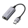 Kép 1/2 - UGREEN MC209 külső Gigabit Ethernet USB 3.0 adapter - szürke