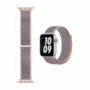 Kép 1/2 - WIWU Apple Watch 42mm / 44mm / 45mm Sport Loop szövet szíj - rózsaszín