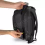 Kép 5/10 - Wozinsky hátsó csomagtartóra rakható biciklis táska és hátizsák 2 az 1-ben 30L - fekete