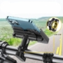 Kép 2/6 - Wozinsky WBHBK3 fém telefontartó kerékpárhoz, rollerhez - fekete 