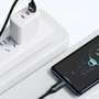 Kép 2/5 - Wozinsky WUACC2 USB - USB-C 66W 6A 2m kábel kijelzővel gyorstöltéshez - fekete