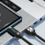 Kép 3/5 - Wozinsky WUACC2 USB - USB-C 66W 6A 2m kábel kijelzővel gyorstöltéshez - fekete