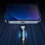 Kép 4/5 - Wozinsky WUCLC2 USB-C - Lightning  36W 1m kábel kijelzővel - fekete