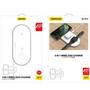 Kép 5/5 - Dudao A11 3 az 1-ben Wireless Charge pad vezeték nélküli töltő Telefon + Airpods + Apple Watch számára - fehér