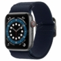 Kép 2/7 - Spigen Apple Watch 42/44/45 mm Lite Fit gumírozott szövet szíj - kék