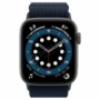 Kép 3/7 - Spigen Apple Watch 42/44/45 mm Lite Fit gumírozott szövet szíj - kék