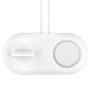 Kép 5/8 - Spigen MagFit Duo MagSafe telefon és Apple Watch töltő állvány - fehér