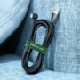 Kép 4/8 - Baseus tépőzáras vágható kábelkötegelő és rendező (8mm x 3m) - zöld