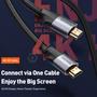 Kép 6/8 - Baseus Enjoyment Series HDMI 4K HD UHD 3m kábel - sötétszürke