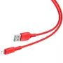 Kép 5/9 - Baseus Colourful USB - Lightning 2,4A 1,2m kábel - piros
