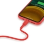 Kép 6/9 - Baseus Colourful USB - Lightning 2,4A 1,2m kábel - piros