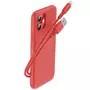 Kép 7/9 - Baseus Colourful USB - Lightning 2,4A 1,2m kábel - piros