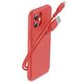 Kép 7/9 - Baseus Colourful USB - Lightning 2,4A 1,2m kábel - piros