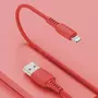 Kép 8/9 - Baseus Colourful USB - Lightning 2,4A 1,2m kábel - piros
