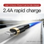 Kép 6/14 - Baseus Cafule USB - Lightning 2,4A 0,5m kábel - arany-fekete