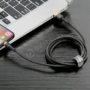 Kép 11/14 - Baseus Cafule USB - Lightning 2,4A 0,5m kábel - arany-fekete