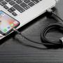 Kép 3/3 - Baseus Cafule Special Edition USB - Lightning 1,5A 2m kábel  - szürke-fekete