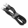 Kép 8/12 - Baseus Cafule USB - Lightning 2A 3m kábel - fekete-szürke