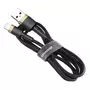Kép 8/11 - Baseus Cafule USB - Lightning 2A 3m kábel - arany-fekete