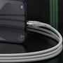 Kép 8/18 - Baseus Lightning Magnetic Zinc 2,4A 1m kábel fehér