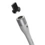 Kép 18/18 - Baseus Lightning Magnetic Zinc 2,4A 1m kábel fehér