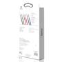 Kép 8/9 - Baseus Zinc Fabric Cloth Weaving USB - Lightning 2A 1m szövet kábel - fekete