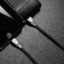 Kép 9/9 - Baseus Zinc Fabric Cloth Weaving USB - Lightning 2A 1m szövet kábel - fekete