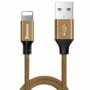 Kép 1/8 - Baseus Yiven USB - Lightning 2A 1,2m kábel - barna