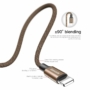 Kép 7/11 - Baseus Yiven USB - Lightning 1,5A 3m sodrott nylon kábel - kávébarna