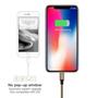Kép 9/11 - Baseus Yiven USB - Lightning 1,5A 3m sodrott nylon kábel - kávébarna