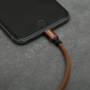 Kép 11/11 - Baseus Yiven USB - Lightning 1,5A 3m sodrott nylon kábel - kávébarna