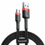 Kép 4/8 - Baseus Cafule USB - Micro-USB kábel 1,5A 2m - fekete-piros
